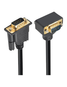 Cable VGA RGB Macho a Macho 1.0m 90 Grados CY para Monitor