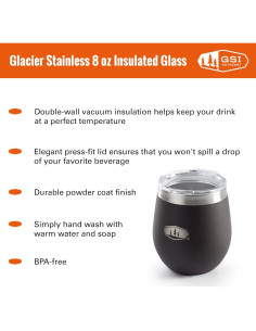 Vaso Aislado de Acero Inoxidable GSI Outdoors 240 ml Multicolor 2