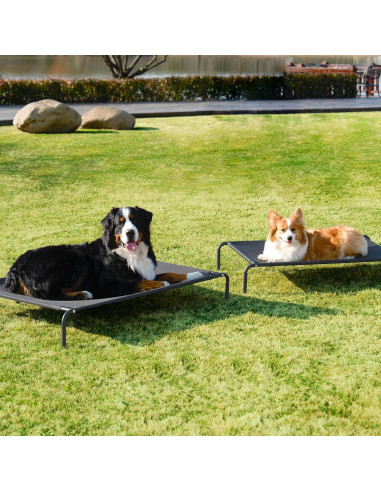 Cama Elevada para Perros Grandes EHEYCIGA 109x66 cm Impermeable