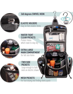 Bolsa de Aseo Táctica T.O.M Horizons Extra Grande Impermeable 2