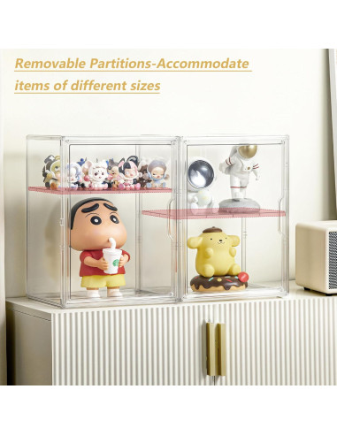 Caja de Exhibición Acrílica TrendyBin 2 Capas 1 Paquete