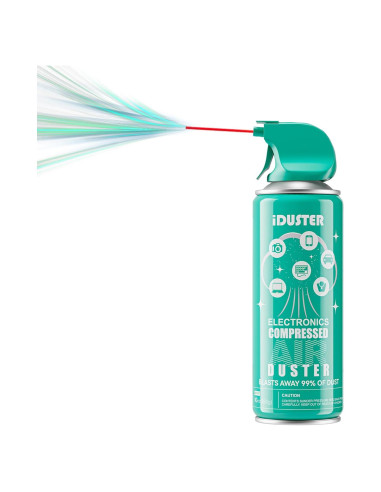 Lata de Aire Comprimido iDuster 283.5g Limpiador Electrónica