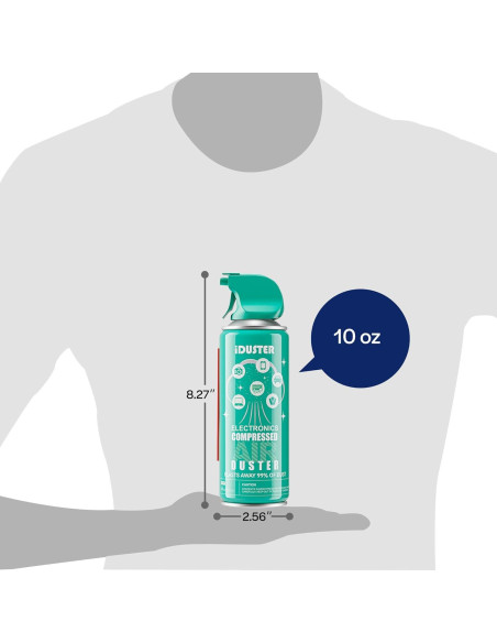 Lata de Aire Comprimido iDuster 283.5g Limpiador Electrónica