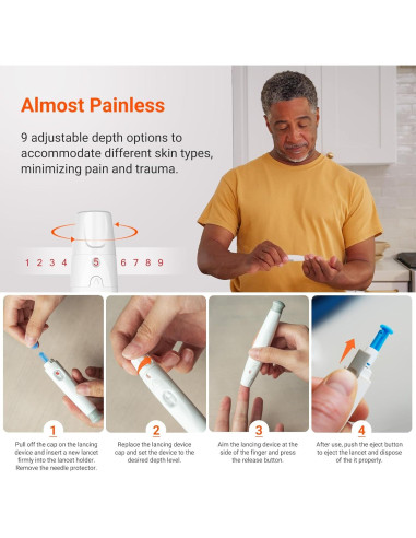 iHealth Gluco+ Monitor de Glucosa BG5S100 Inalámbrico con 100 Tiras