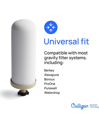 Filtro de Agua Culligan MaxClear 7" Cerámica NSF/ANSI 1-Pack