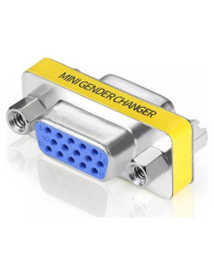 Adaptador VGA hembra a hembra Kyper 15 pines HD15 7.69cm