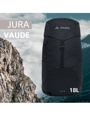 Mochila de Senderismo VAUDE Jura 18L Negra Unisex