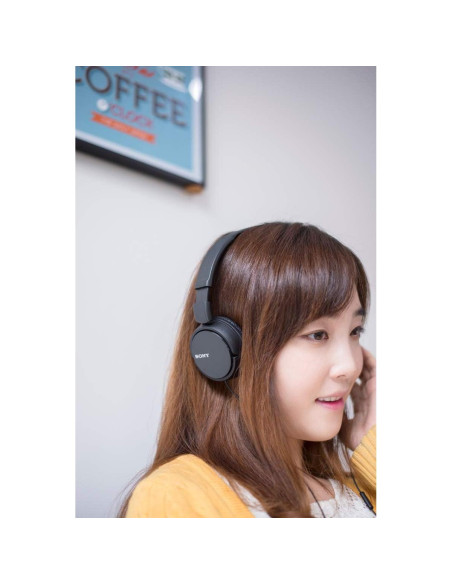 Auriculares Sony Extra Bass MDR-ZX110AP para Smartphone Negro Auriculares Sony Extra Bass MDR-ZX110AP para Smartphone Negro