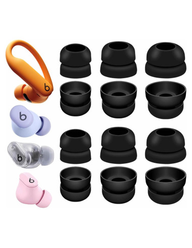 Puntas de Oído de Silicona IiEXCEL para Powerbeats Pro 2 - 6 Pares