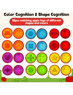 Juguete Clasificador de Formas Geométricas FQKIOMY 15x12.7 cm 2