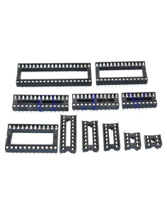Zócalos IC DIP 6 8 14 16 18 20 28 40 Pines JTLABSEJFIFJ