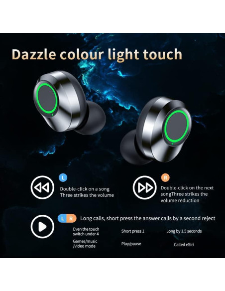 Auriculares Inalámbricos Bluetooth 5.3 Volt Plus YD03 IPX3