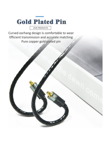 Cable de Reemplazo GUCraftsman MMCX 1.2m Cobre OFC + Grafeno