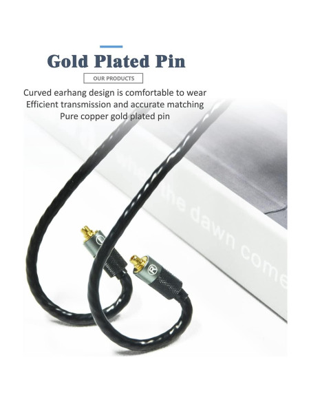 Cable de Reemplazo GUCraftsman MMCX 1.2m Cobre OFC + Grafeno