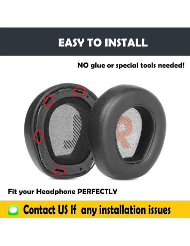 Almohadillas de Reemplazo HTINDUSTRY para Auriculares JBL Quantum 400