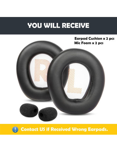 Almohadillas de Reemplazo HTINDUSTRY para Auriculares JBL Quantum 400
