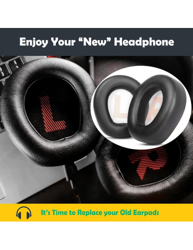 Almohadillas de Reemplazo HTINDUSTRY para Auriculares JBL Quantum 400
