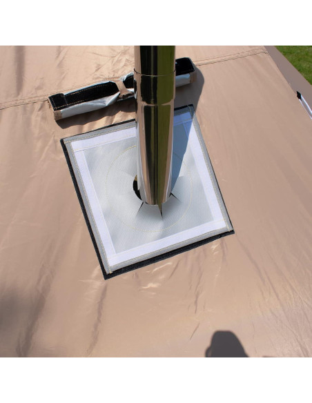 Jack de Estufa FLASLD para Tienda 30x30 cm Retardante de Llama