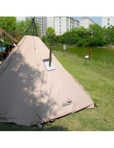 Jack de Estufa FLASLD para Tienda 30x30 cm Retardante de Llama