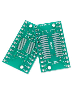 10 Piezas Adaptador Placa SOP24 a DIP Cermant 17.89x30.43mm