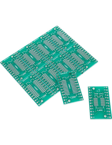 10 Piezas Adaptador Placa SOP24 a DIP Cermant 17.89x30.43mm