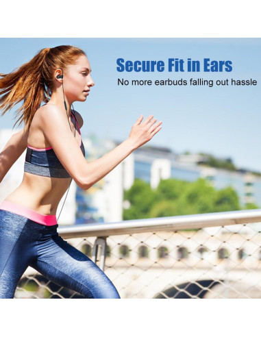 Auriculares USB-C Joysico YC3 Negro con micrófono y gancho