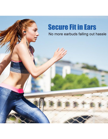 Auriculares USB-C Joysico YC3 Negro con micrófono y gancho