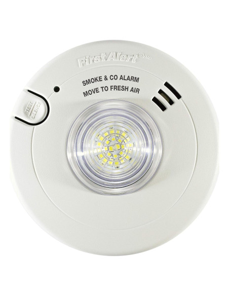 Alarma Combinada Primera Alerta 7030BSL con Luz Estroboscópica LED Alarma Combinada Primera Alerta 7030BSL con Luz Estroboscópica LED