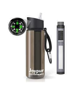 Botella de Agua Filtrada Joypur 650ml - Reutilizable y Libre de BPA