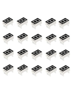 Tubo Digital LED 7 Segmentos 0.56" Rojo 10 Pines Común Ánodo