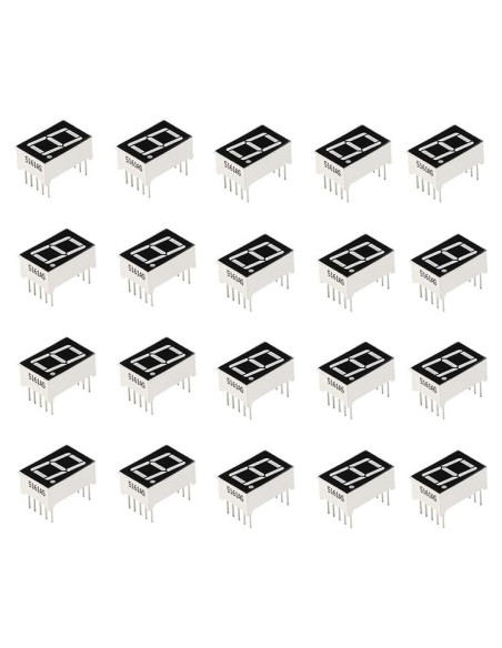 Tubo Digital LED 7 Segmentos 0.56" Rojo 10 Pines Común Ánodo