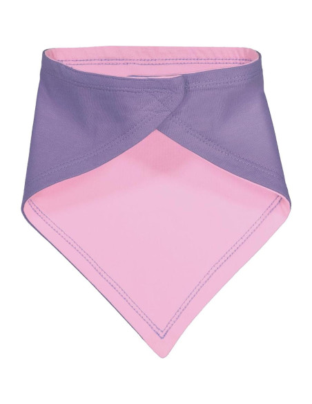 Babero Bandana para Bebé 100% Algodón Lavanda y Rosa