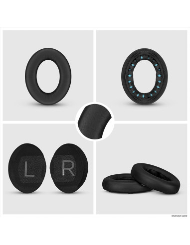 Almohadillas de Reemplazo Brainwavz para Bose NC700 - PU Negro