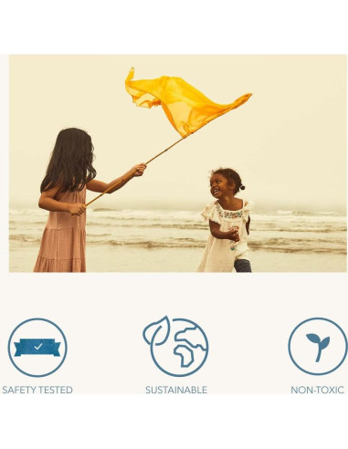 Seda para Jugar de Sarah - 100% Seda Real 89x89 cm