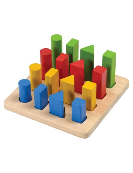 Tablero de Clasificación Geométrico PlanToys 17.5x17.5 cm Tablero de Clasificación Geométrico PlanToys 17.5x17.5 cm