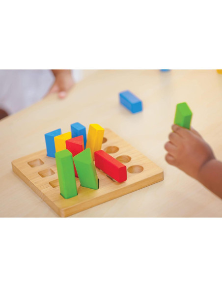 Tablero de Clasificación Geométrico PlanToys 17.5x17.5 cm Tablero de Clasificación Geométrico PlanToys 17.5x17.5 cm