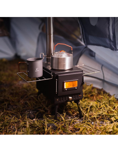 Estufa de Leña Portátil Lineslife para Camping 8.5kg