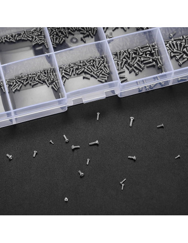 Kit de 800 Tornillos Pequeños WSLLM para Electrónica M1-M1.7