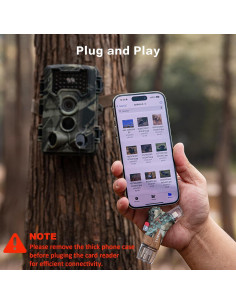 Lector de Tarjeta SD TF GearOZ GZ0016AA Inalámbrico 4 en 1 2