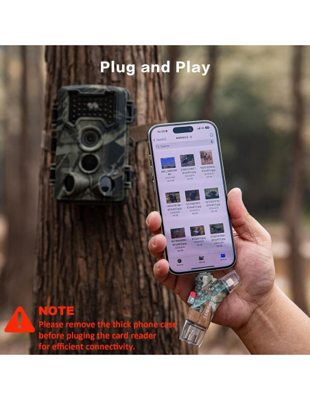 Lector de Tarjeta SD TF GearOZ GZ0016AA Inalámbrico 4 en 1