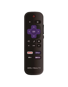 Control Remoto Reemplazo ONN. Roku TV 4K con Accesos Directos