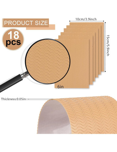 18 Protectores de Suela Antideslizantes Lonfliness 15x10cm