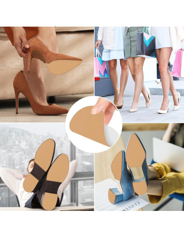 18 Protectores de Suela Antideslizantes Lonfliness 15x10cm