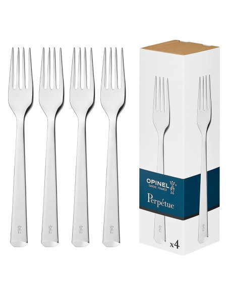 Juego de 4 Tenedores Opinel Perpétue Acero Inoxidable