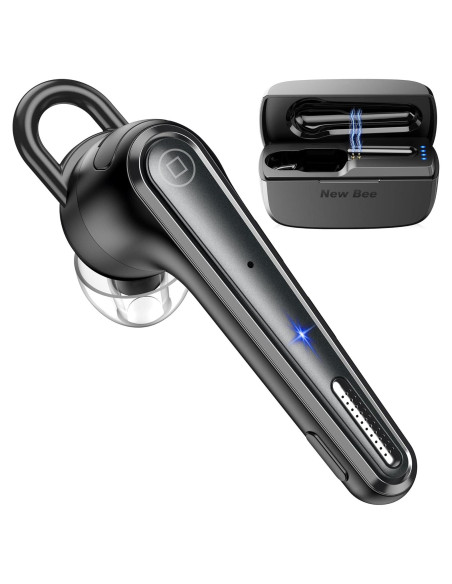 Auricular Bluetooth New Bee B41 Inalámbrico con Estuche 500mAh Auricular Bluetooth New Bee B41 Inalámbrico con Estuche 500mAh