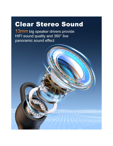 Auricular Bluetooth New Bee B41 Inalámbrico con Estuche 500mAh Auricular Bluetooth New Bee B41 Inalámbrico con Estuche 500mAh