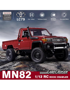 Camioneta RC MN82 1:12 Toyota LC79 4WD Off Road RTF 2