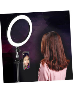 Anillo de Luz LED Regulable 26cm DIYEAH con Soporte Ajustable 2