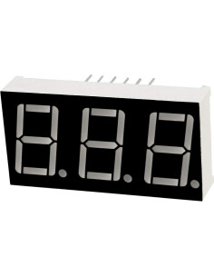 Tubo LED 7 segmentos uxcell 5631B azul 5 piezas 14 mm 2