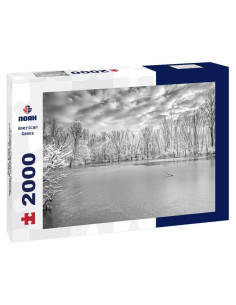 Rompecabezas 2000 Piezas Noah Caperton Swamp Blanco y Negro